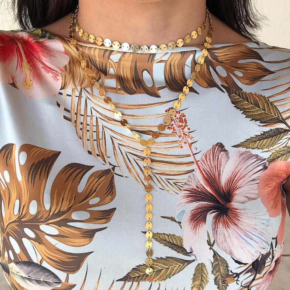 Coleira chocker medalhas