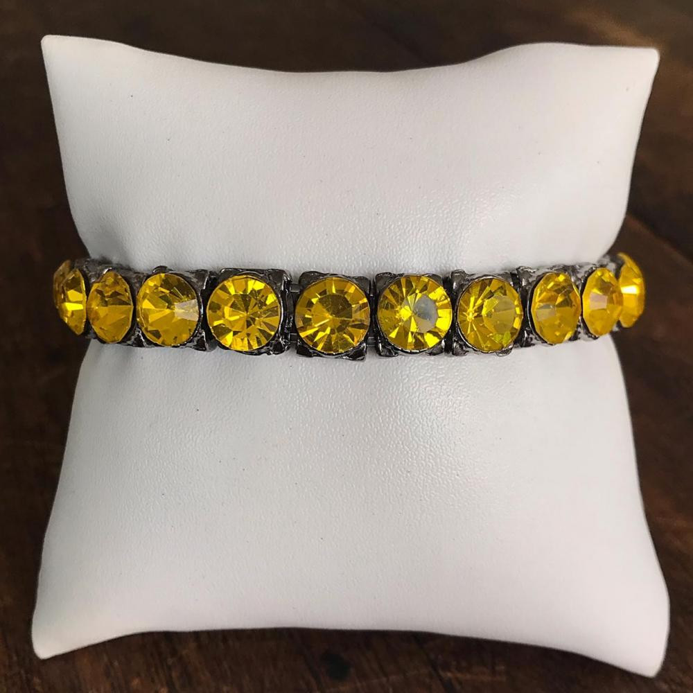 Pulseira com strass