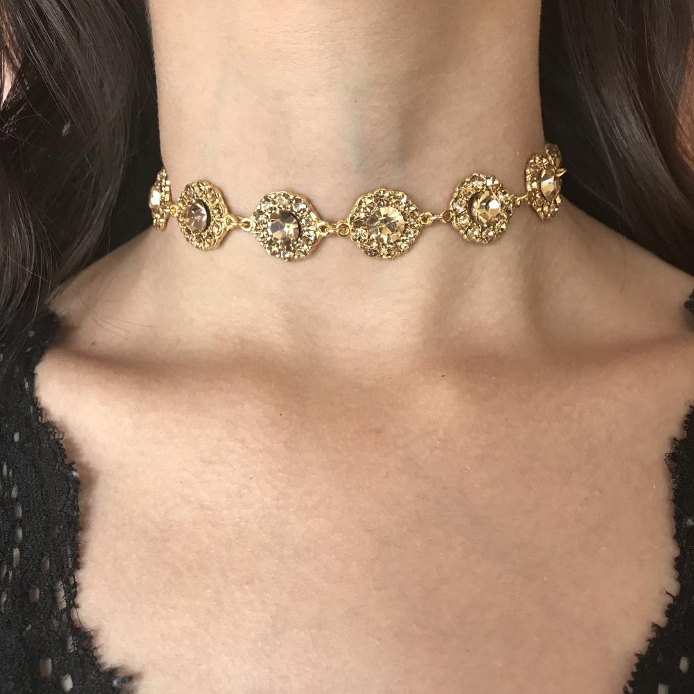 Choker Floral 