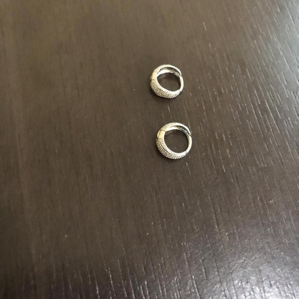 Brinco Pequeno de argola Prata