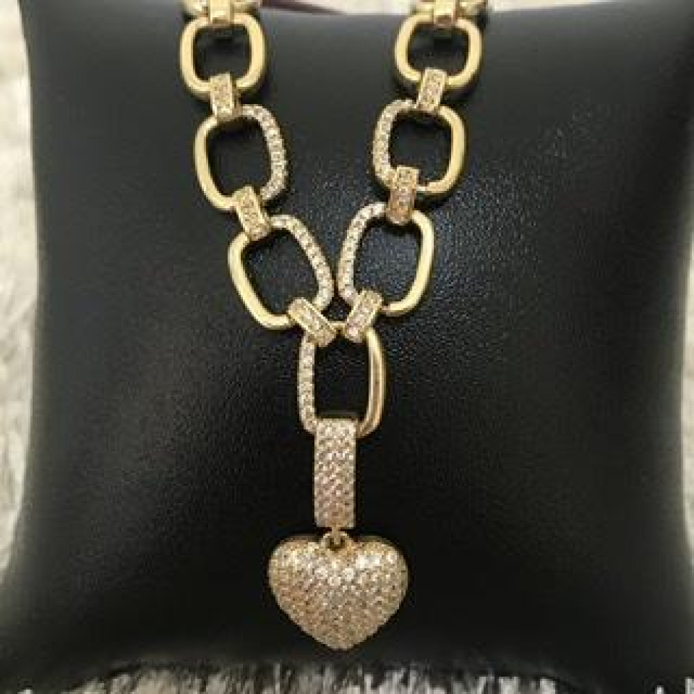 Pulseira corrente de elos 
