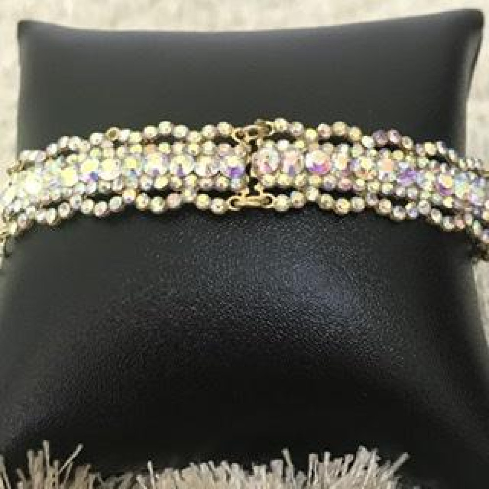 Pulseira de strass
