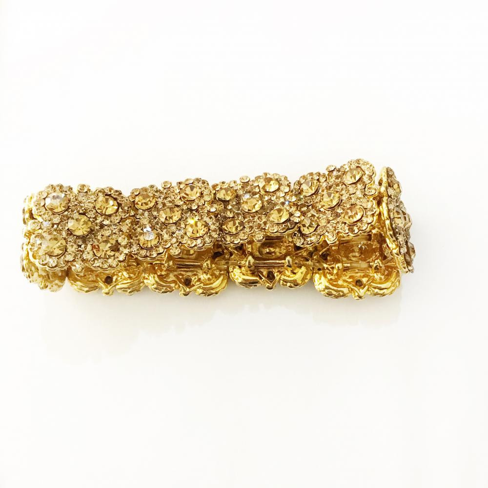Pulseira de Strass Light color Dourada