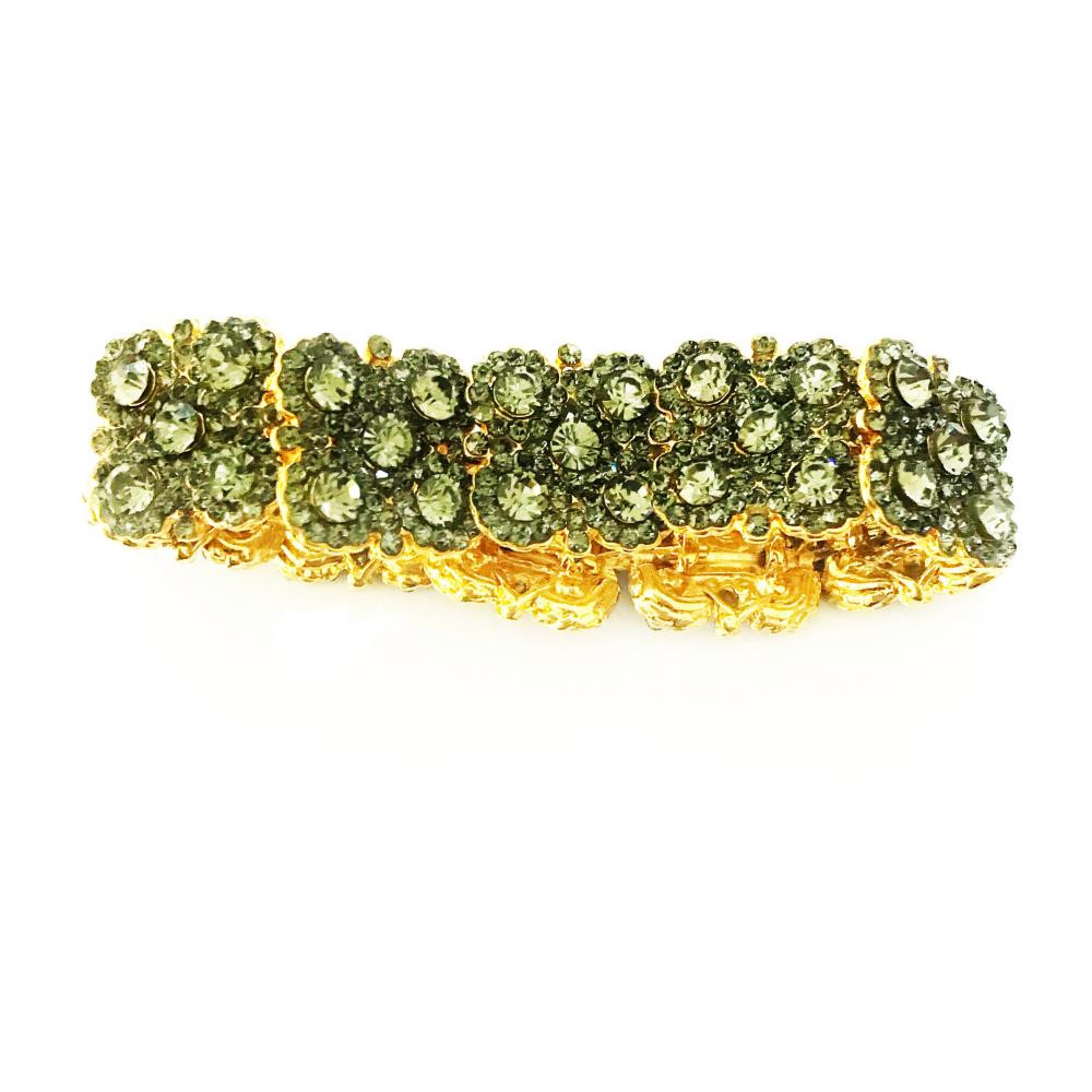Pulseira de strass Black Diamond Ouro