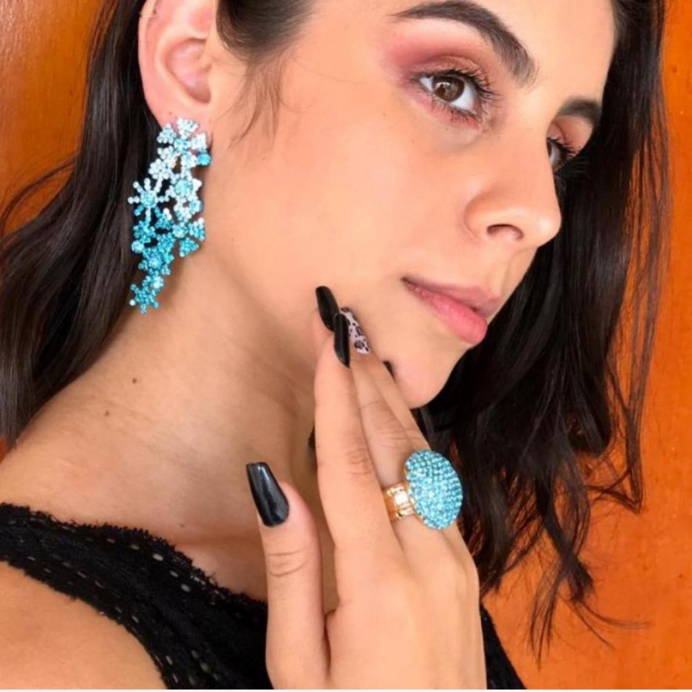Brinco Ponteira Floral