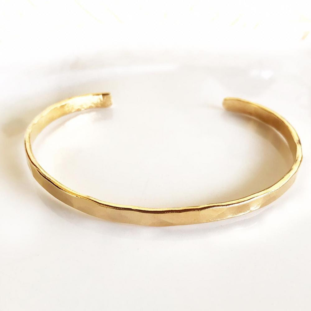 Pulseira bracelete regulável  folheado a ouro 18k