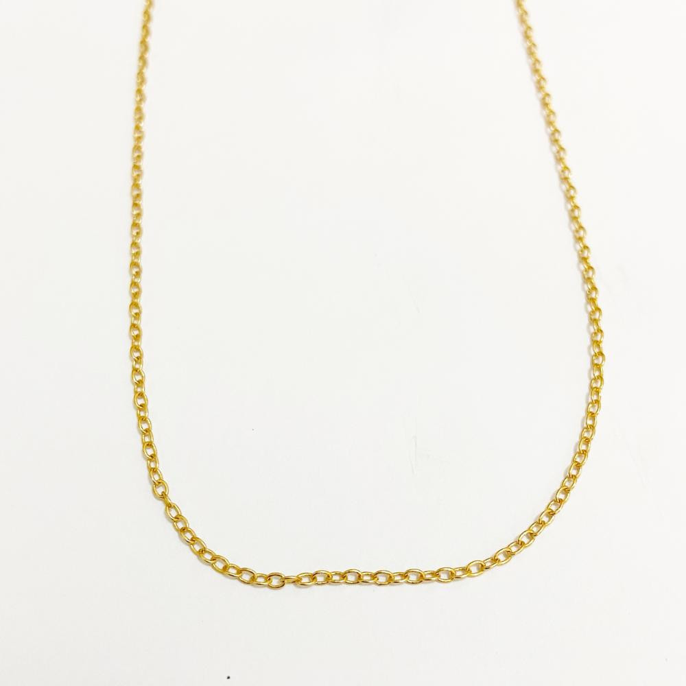 Corrente  fina folheada a ouro 18k 