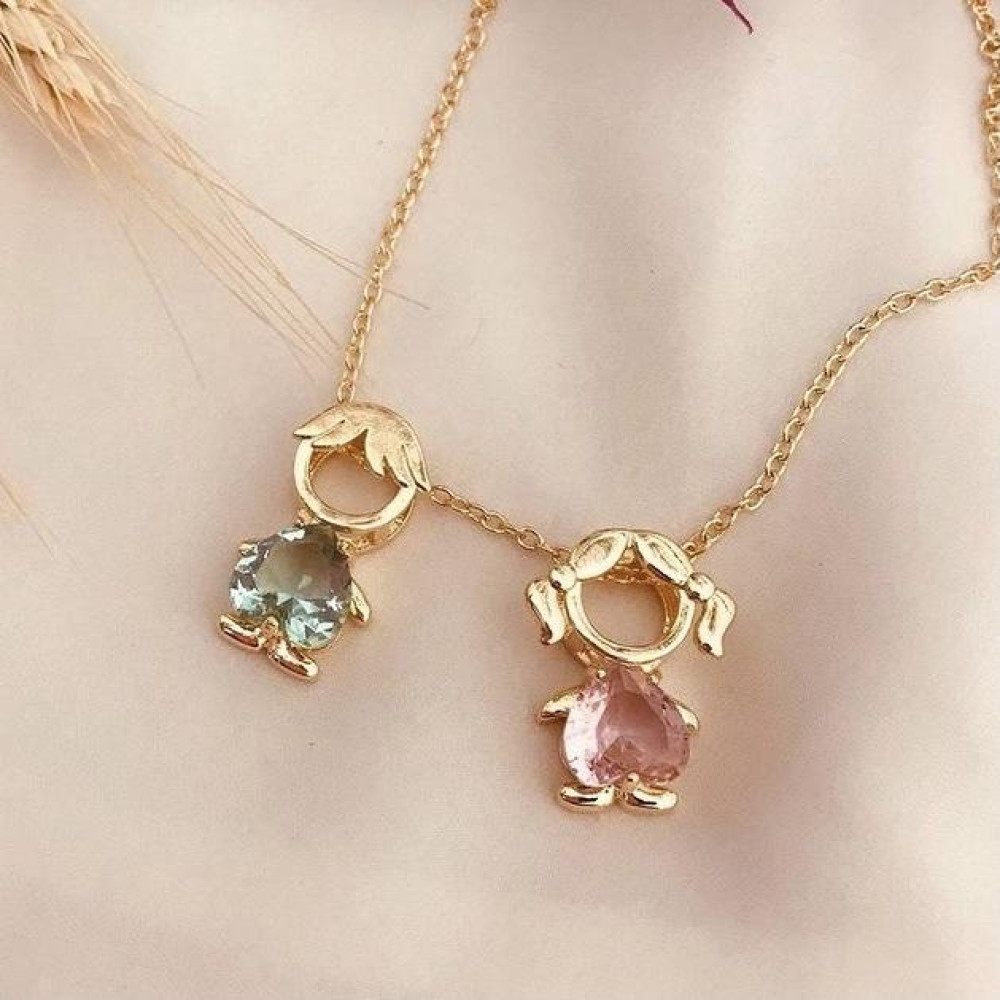 Colar personalizado com corrente elo português e pingentes folheado a ouro 18k