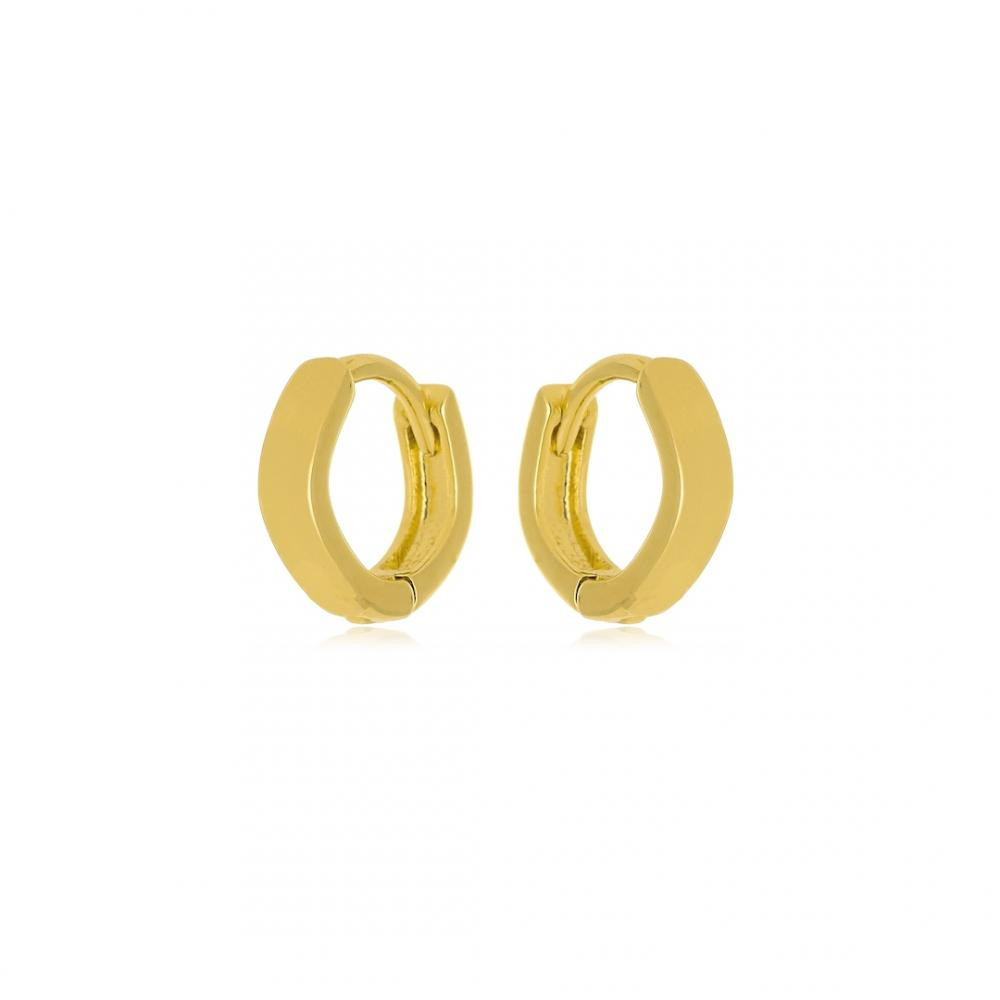 Argola infantil folheada a ouro 18k