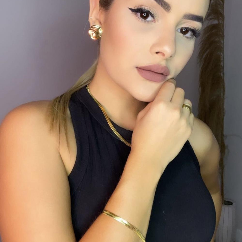 Pulseira Vanessa fita laminada banhada a ouro 18k 