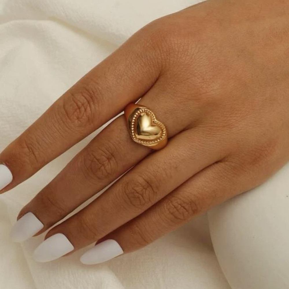 Anel Thays banhado a ouro 18k