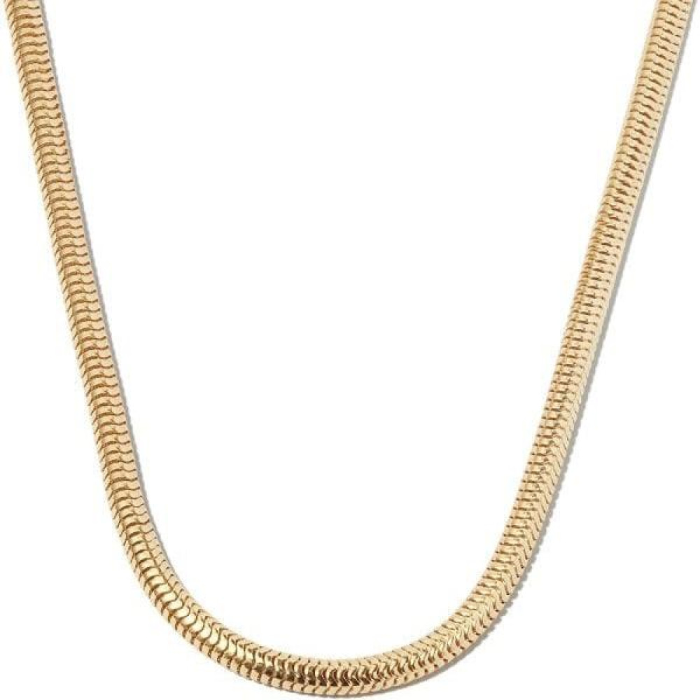 Colar Duda corrente rabo de rato banhado a ouro 18k