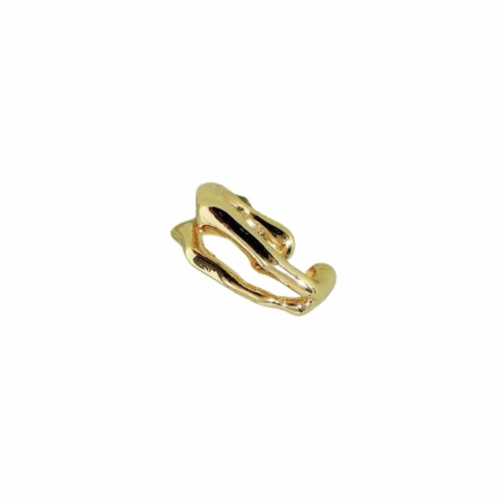Brinco piercing fake Melissa banhado a ouro 18k