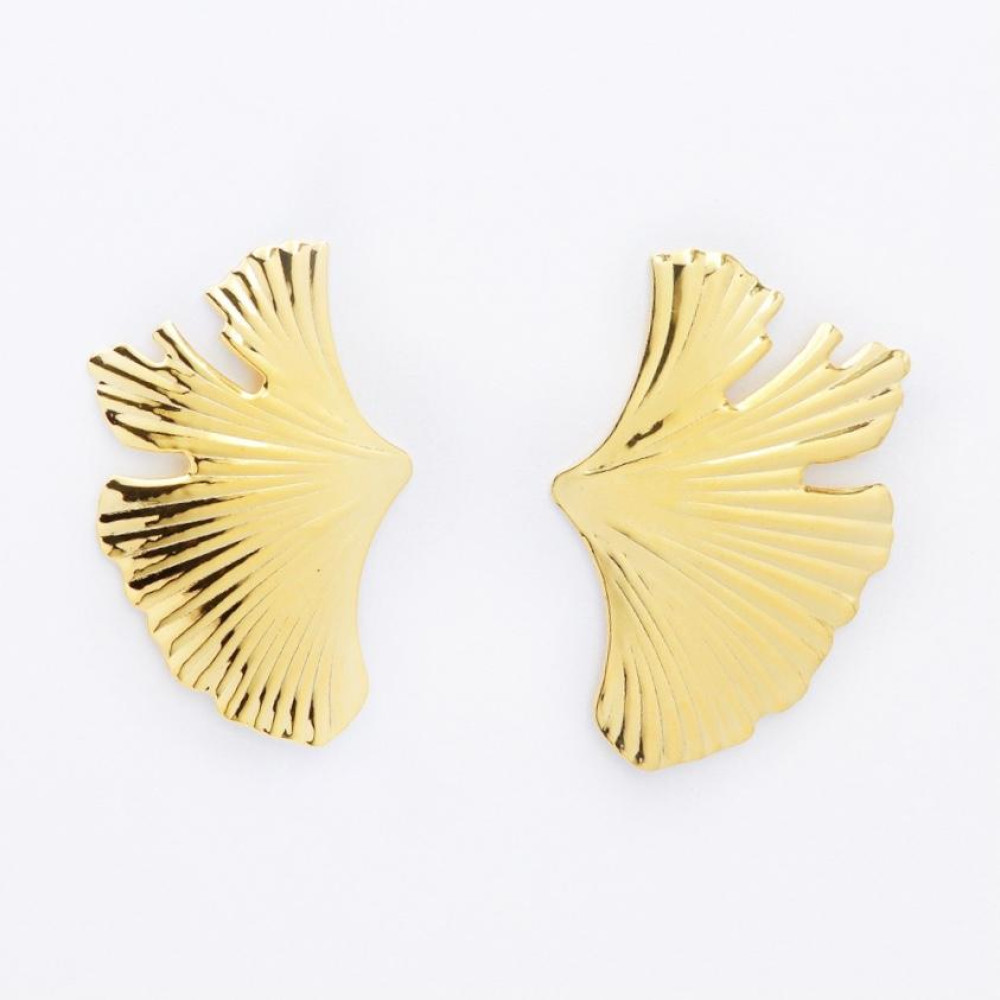 Brinco Jani atemporal banhado a ouro 18k
