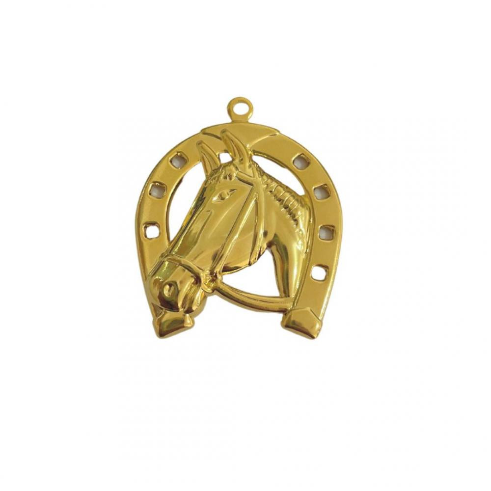Pingente ferradura banhado a ouro 18k  