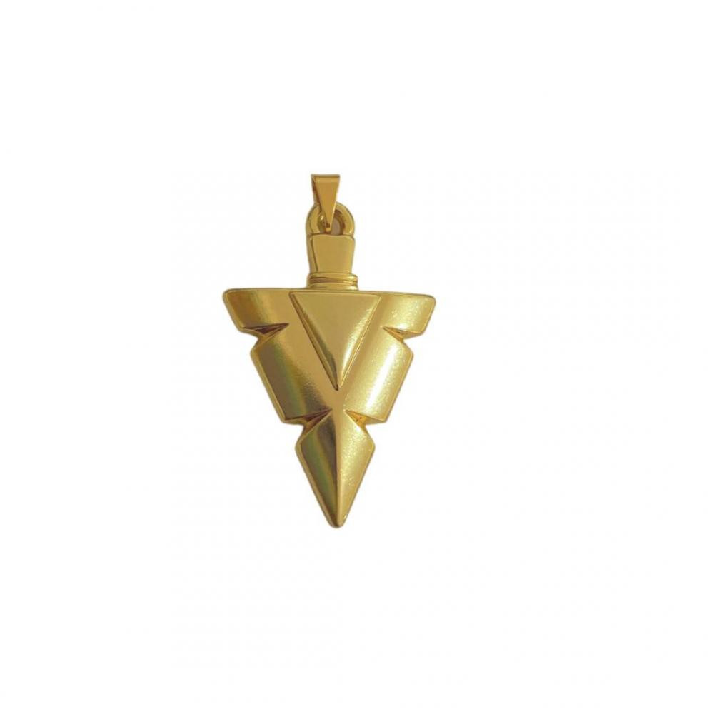 Pingente flecha banhado a ouro 18k 