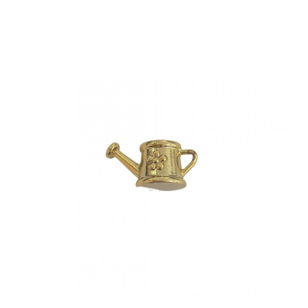 Pingente de regador banhado a ouro 18k