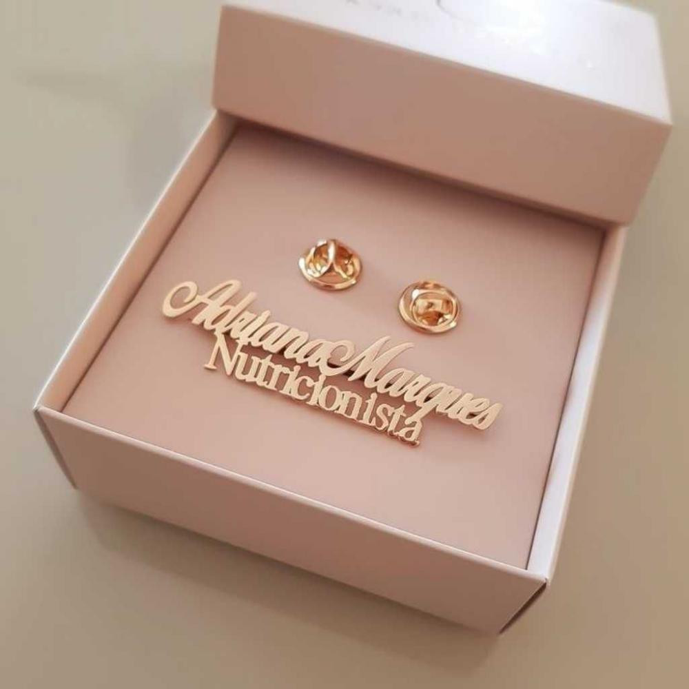 Broche boton Personalizado (Escolha seu banho)