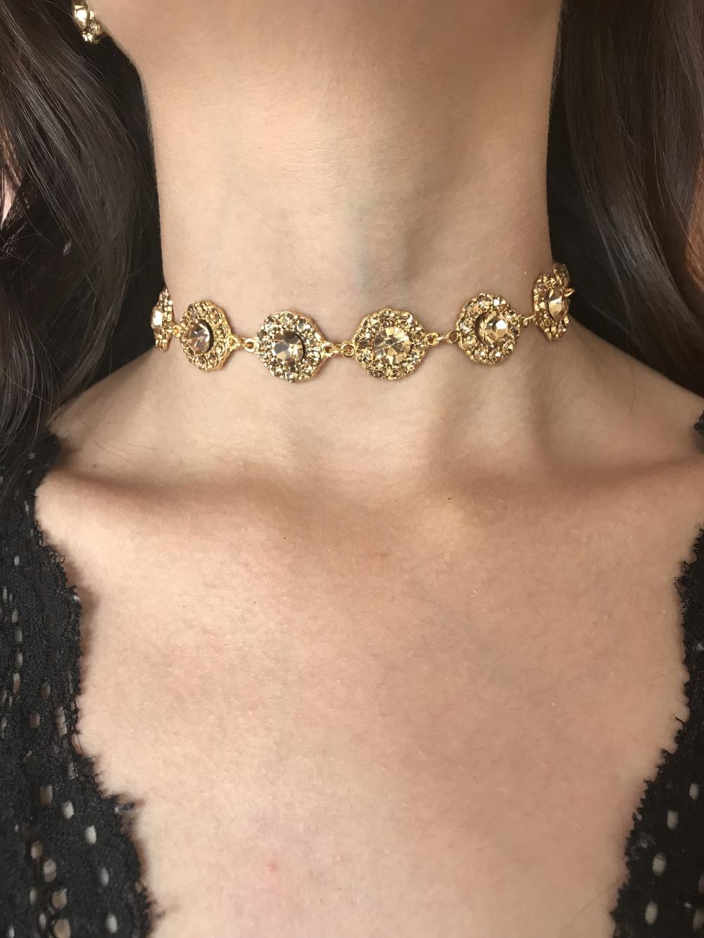 Choker Floral 