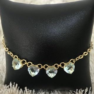 Pulseira corações 