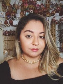 Choker Pérola com strass 