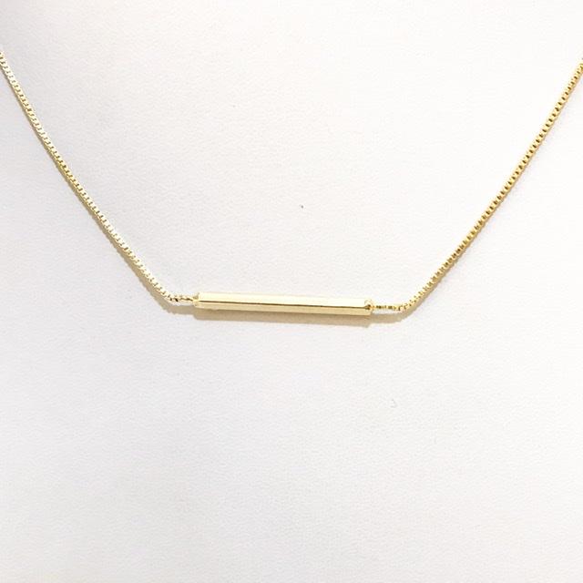Choker Minimalista folheada a ouro 18k