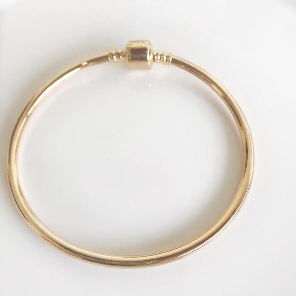 Pulseira pandora aro folheado a ouro 18k