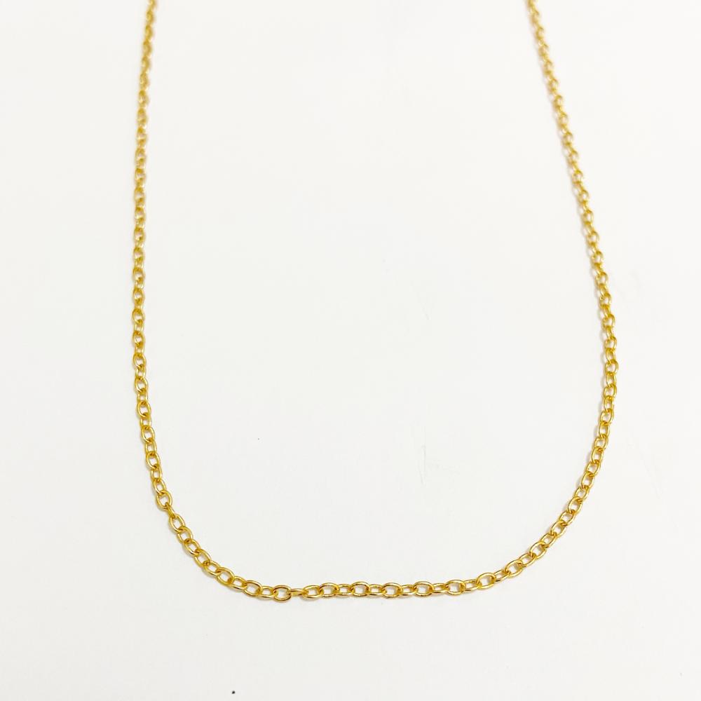 Corrente  fina folheada a ouro 18k 