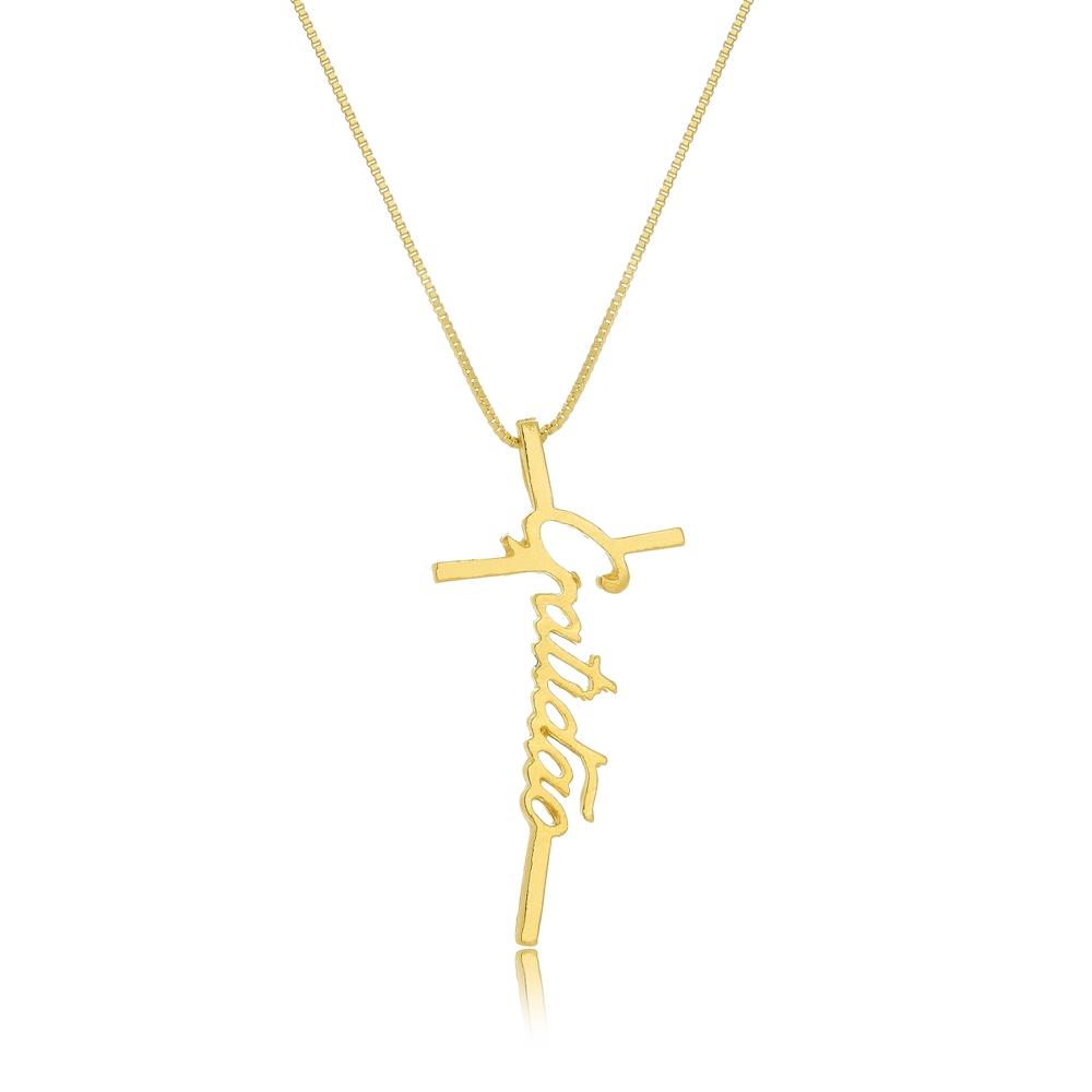 Colar gratidão banhado a ouro 18k