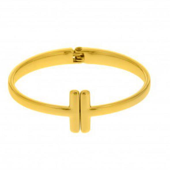 Pulseira bracelete inspiração Tifany banhada a ouro 18k 