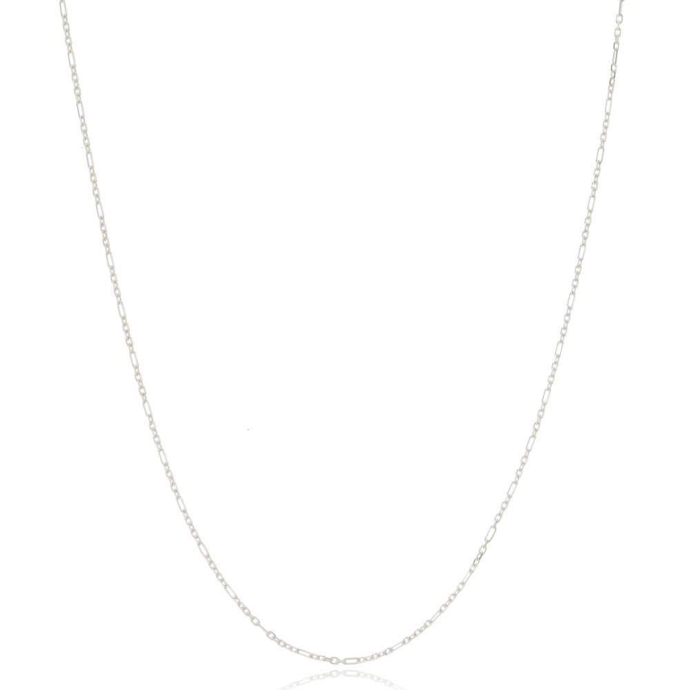 Colar com corrente de cadeado de prata 925