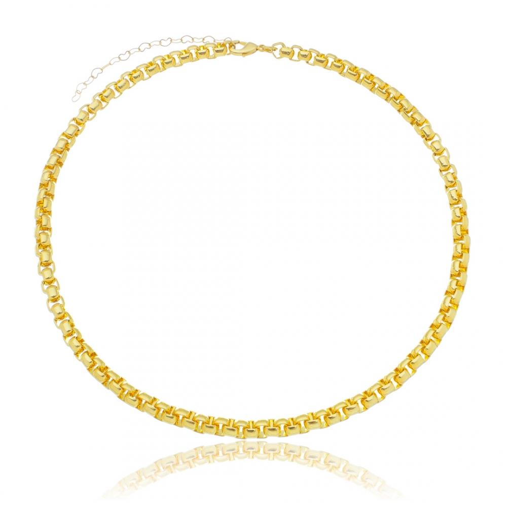 Colar Viviany banhada a ouro 18k 