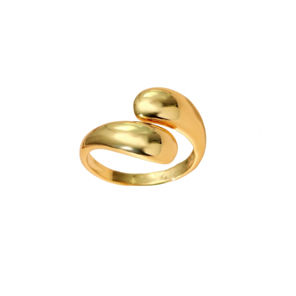 Anel Thays banhado a ouro 18k