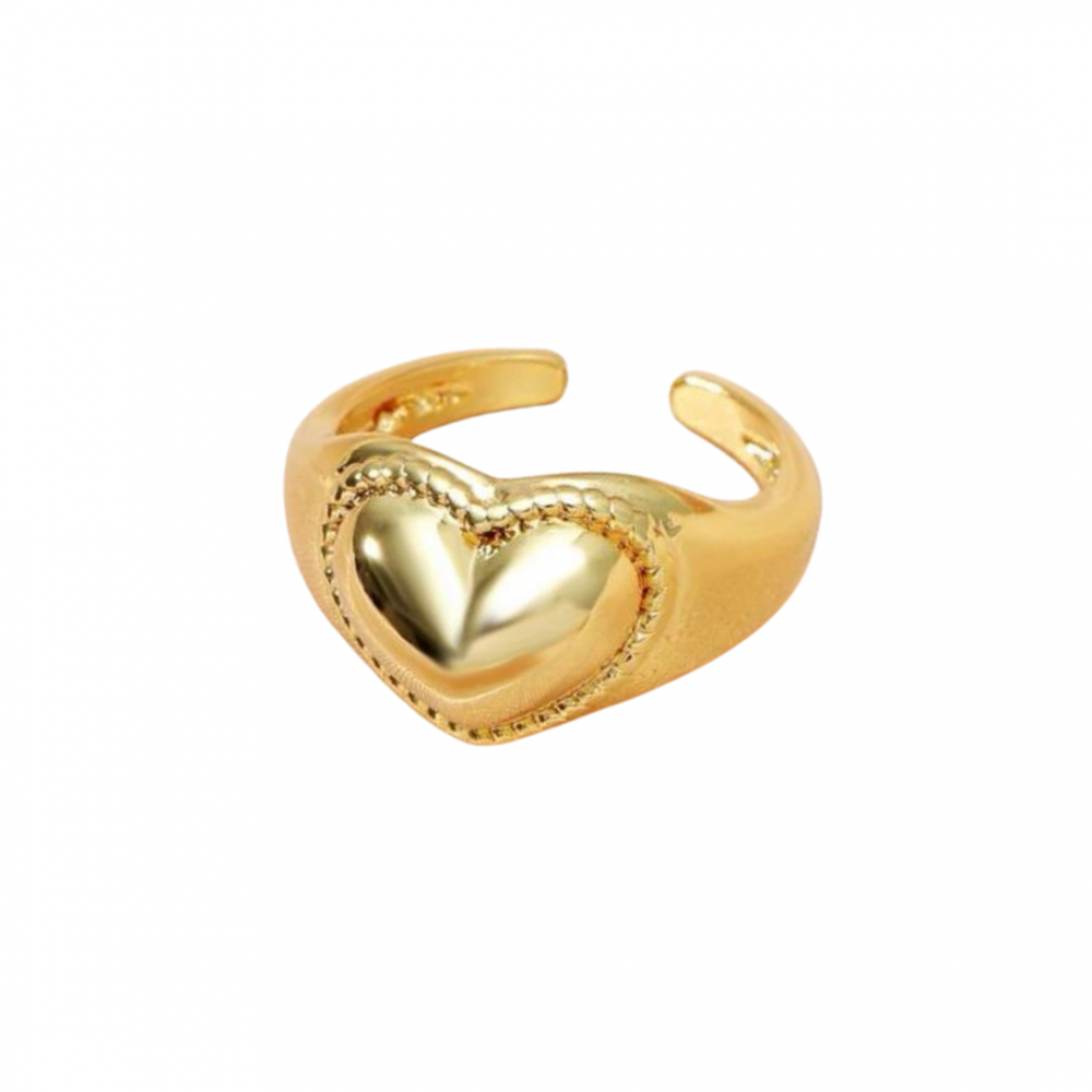 Anel Thays banhado a ouro 18k