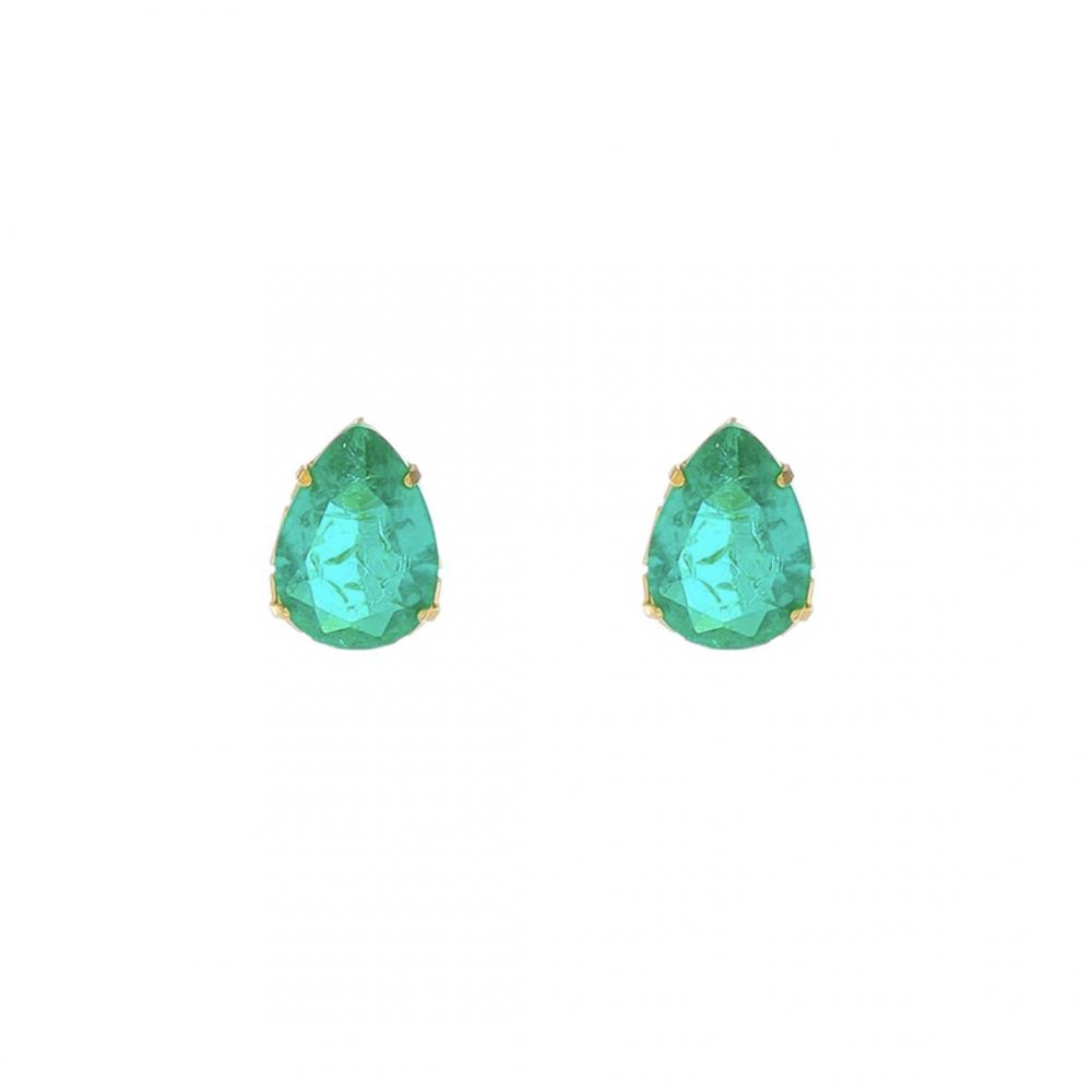 Brinco de gota Mariana banhado a ouro 18k 
