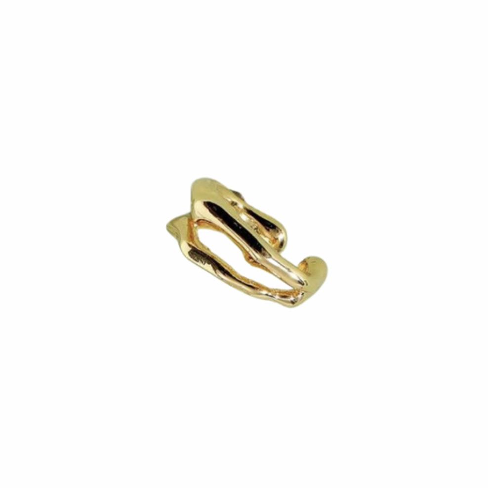 Brinco piercing fake Melissa banhado a ouro 18k