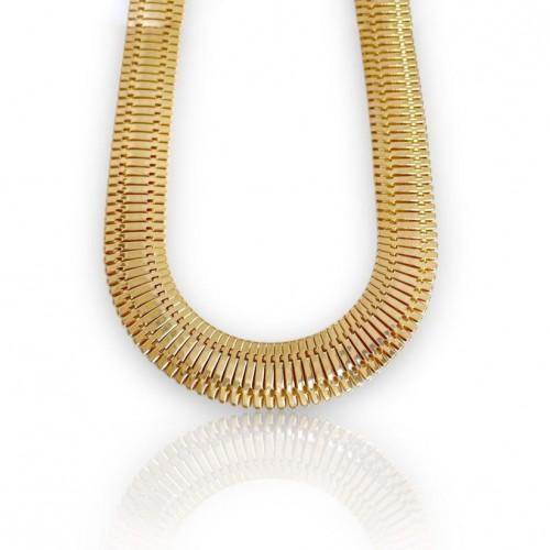 Choker Tamires de malha italiana banhada escolha a cor do banho
