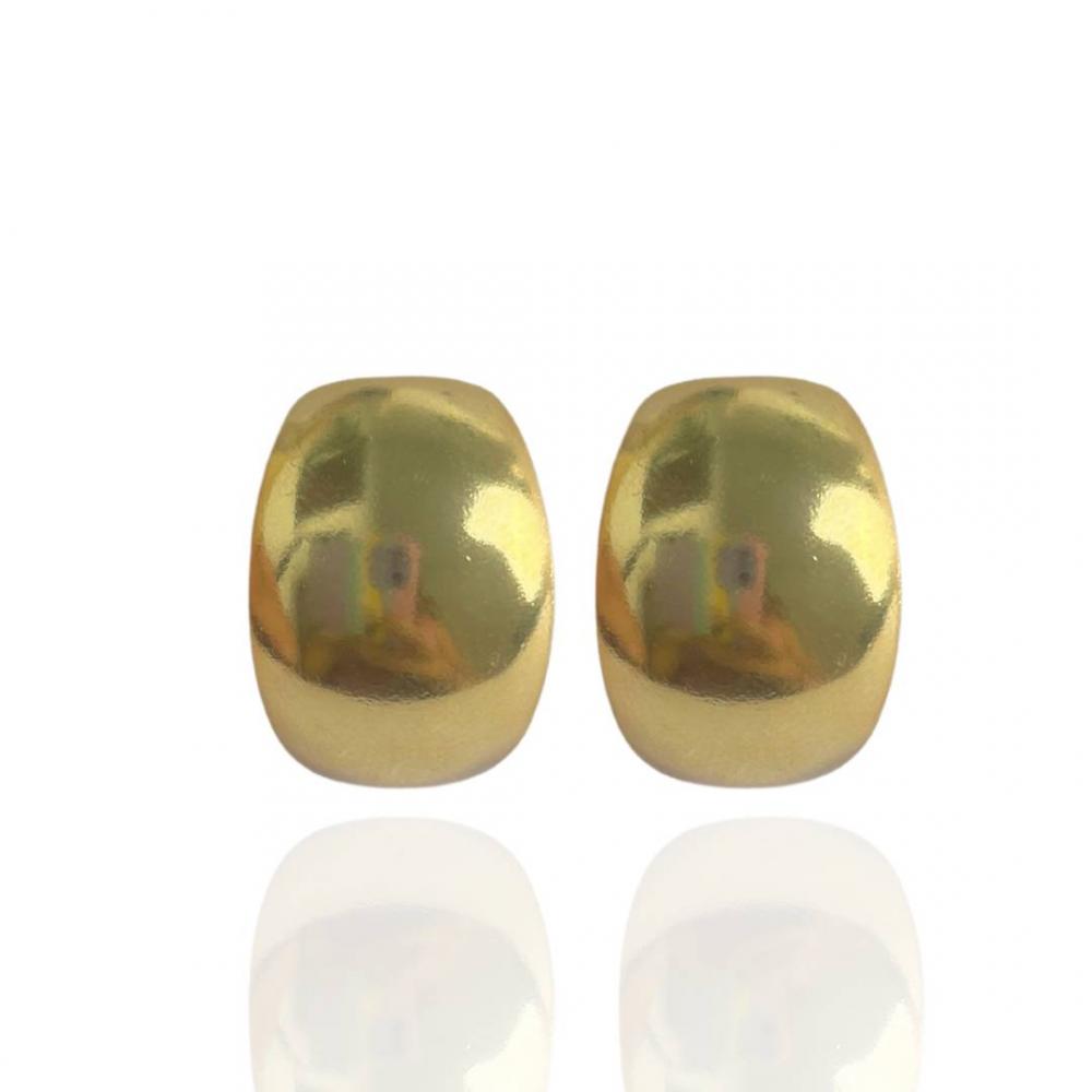 Brinco Alice atemporal banhado a ouro 18k 