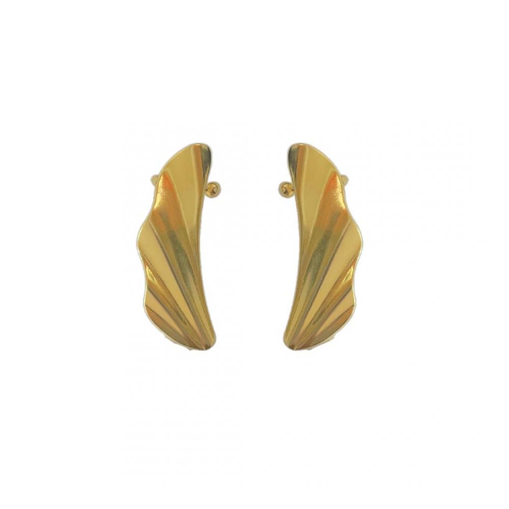 Brinco EarCuff de asa Angela banhado a ouro 18k