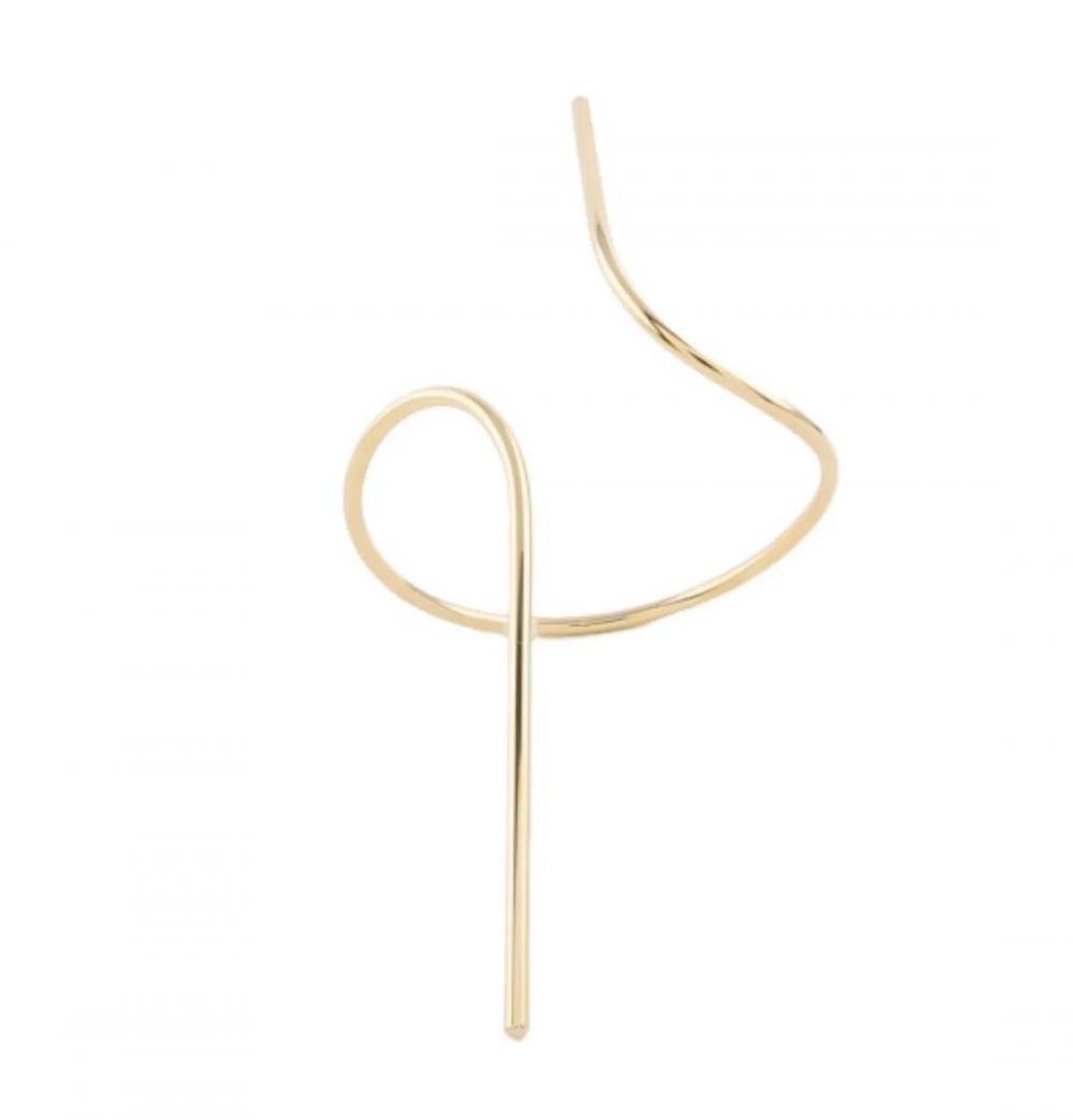 Bracelete antebraço Amélia banhado a ouro 18k  